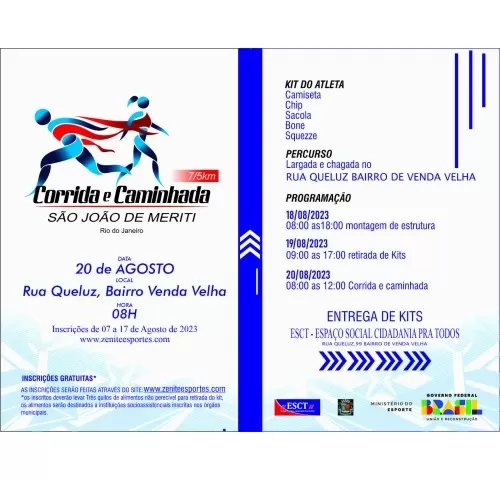 CORRIDA & CAMINHADA SÃO JOÃO DE MERITI