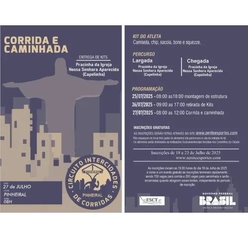 CIRCUITO INTERCIDADES DE CORRIDAS - PINHEIRAL RJ - 2025