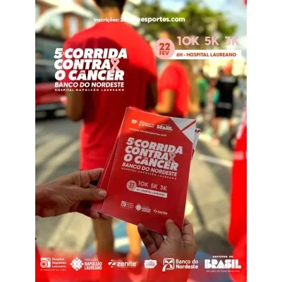 Hospital Napoleão Laureano realiza ação na orla para divulgar a 5ª Corrida Contra o Câncer Hospital Napoleão Laureano realiza ação na orla para divulgar a 5ª Corrida Contra o Câncer